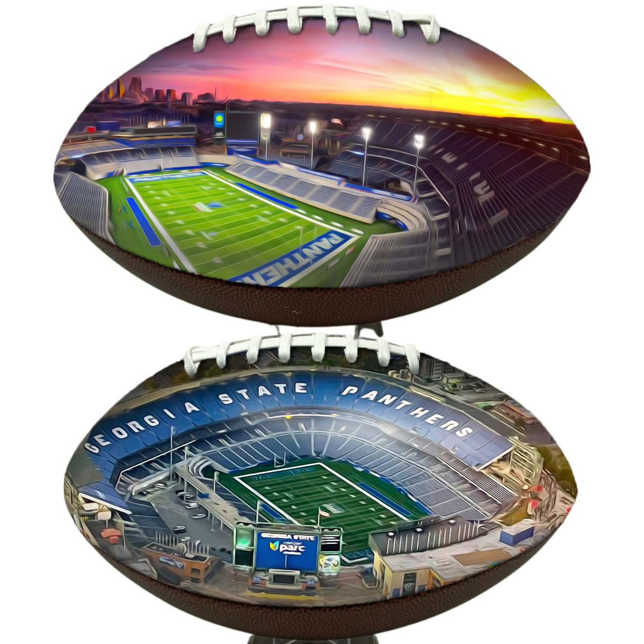 Center Parc Stadium Football University Series | Custom Footballs for a College Football Fan