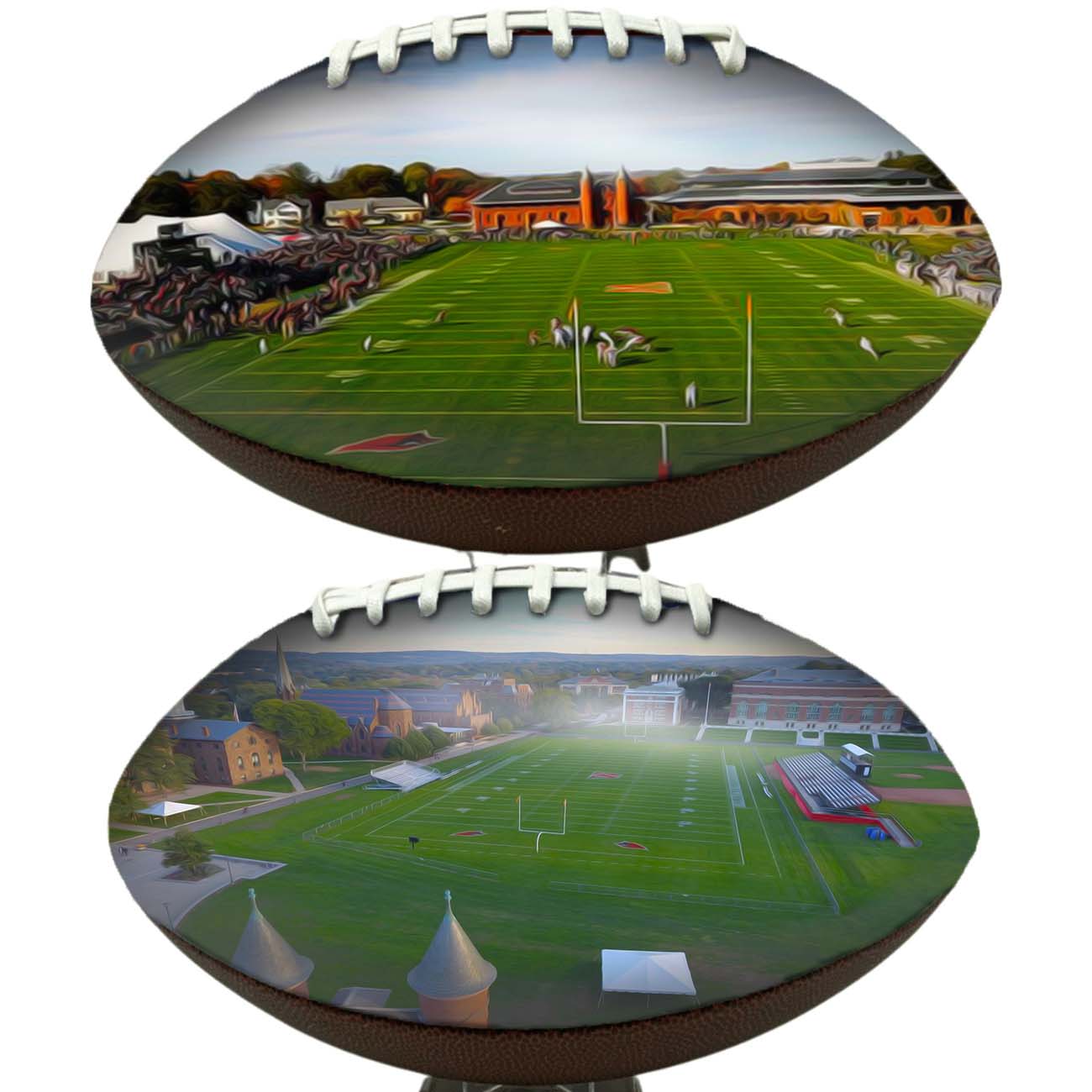 Andrus Field Football University Series | Custom Footballs for a College Football Fan