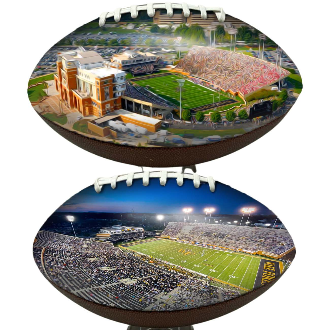 Truist Field at Wake Forest Football University Series | Custom Footballs for a College Football Fan