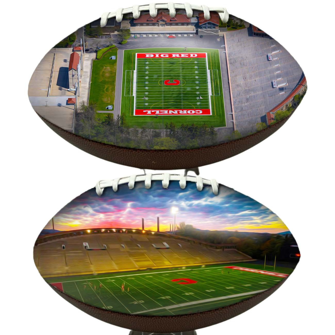 Schoellkopf Field Football University Series | Custom Footballs for a College Football Fan