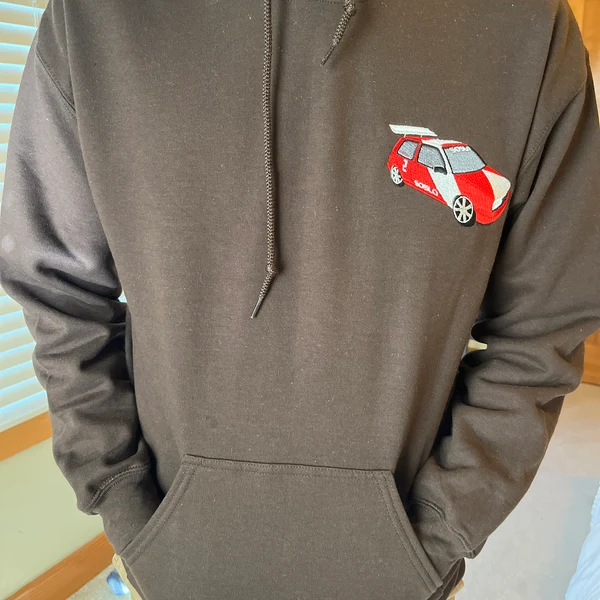 Custom Car Photo Embroidered Hoodie for Him Unique Gifts for Boyfriend Husband Gift for Car Lovers