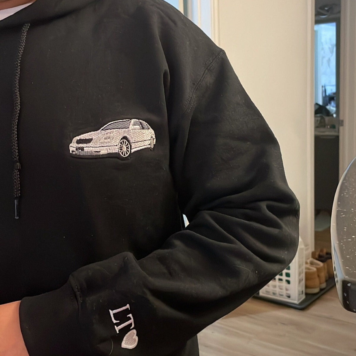Personalized Photo Unique Gifts for Car Lovers Sweatshirt / Hoodie Embroidered | Car Enthusiast Gift