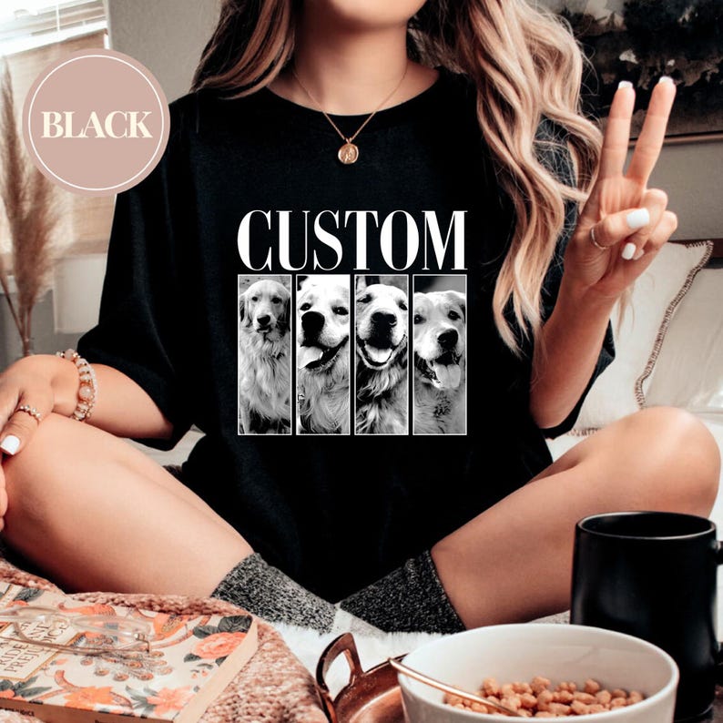 Personalized Bootleg Dog Vintage T-shirt – Custom Pet Tee with Graphic Design