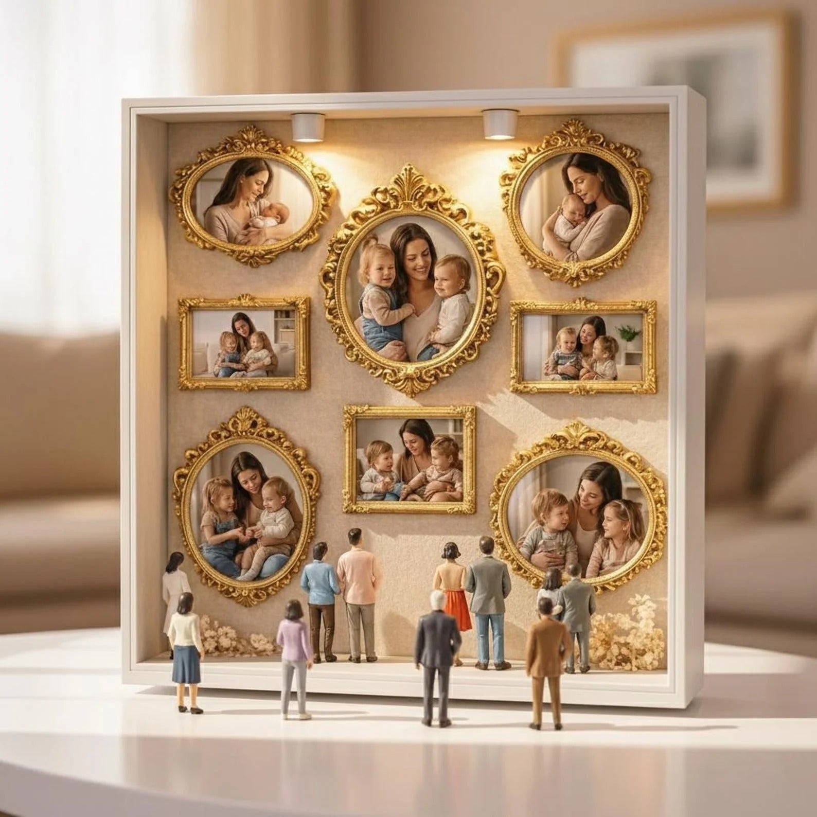 Museum of Us Frame Personalized Mother's Day Gift for Her Cute Miniature Museum Gifts Meaningful Gift For Mom Grandma | Mother's Day Gift