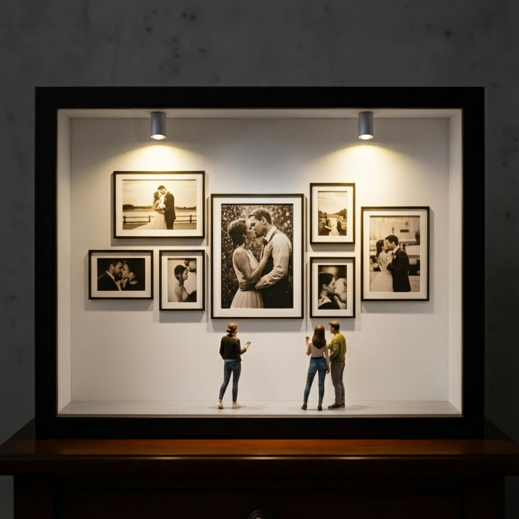 Personalized photo frame, Mini Art Gallery, States Museum frame for couples Best Valentine's Day Gifts