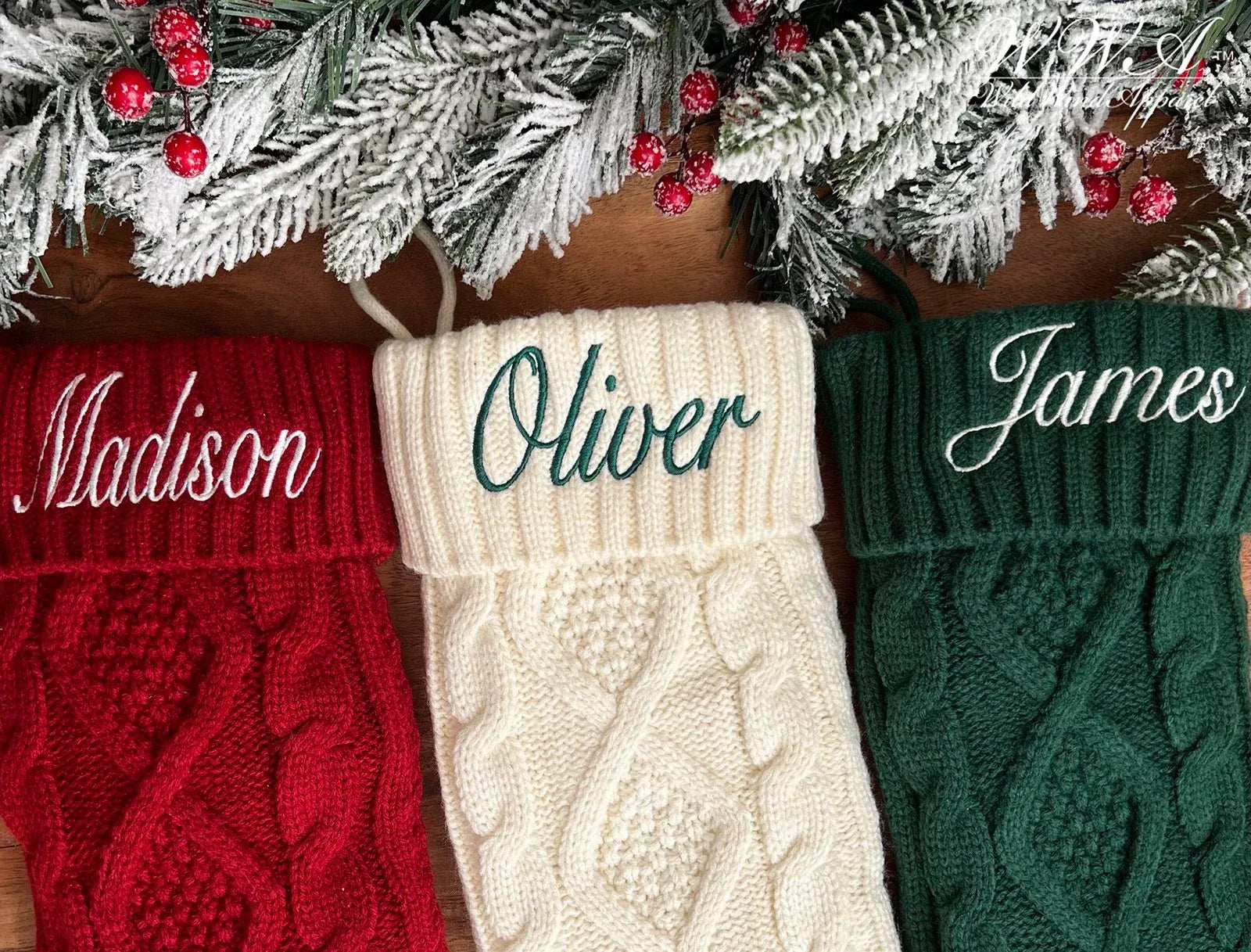 Personalized Embroidered Christmas Stocking