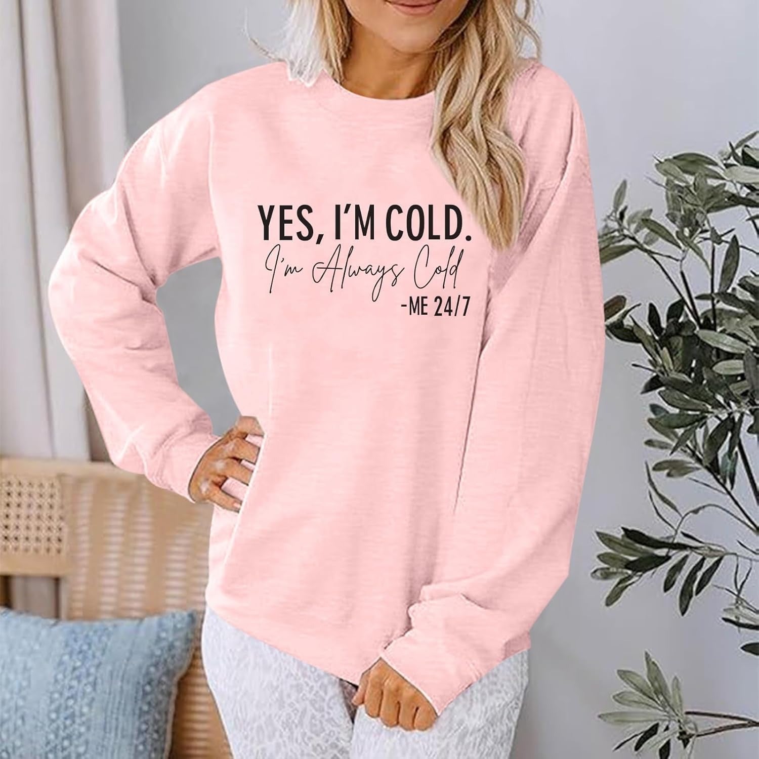 I’m Always Cold Embroidered Hoodie