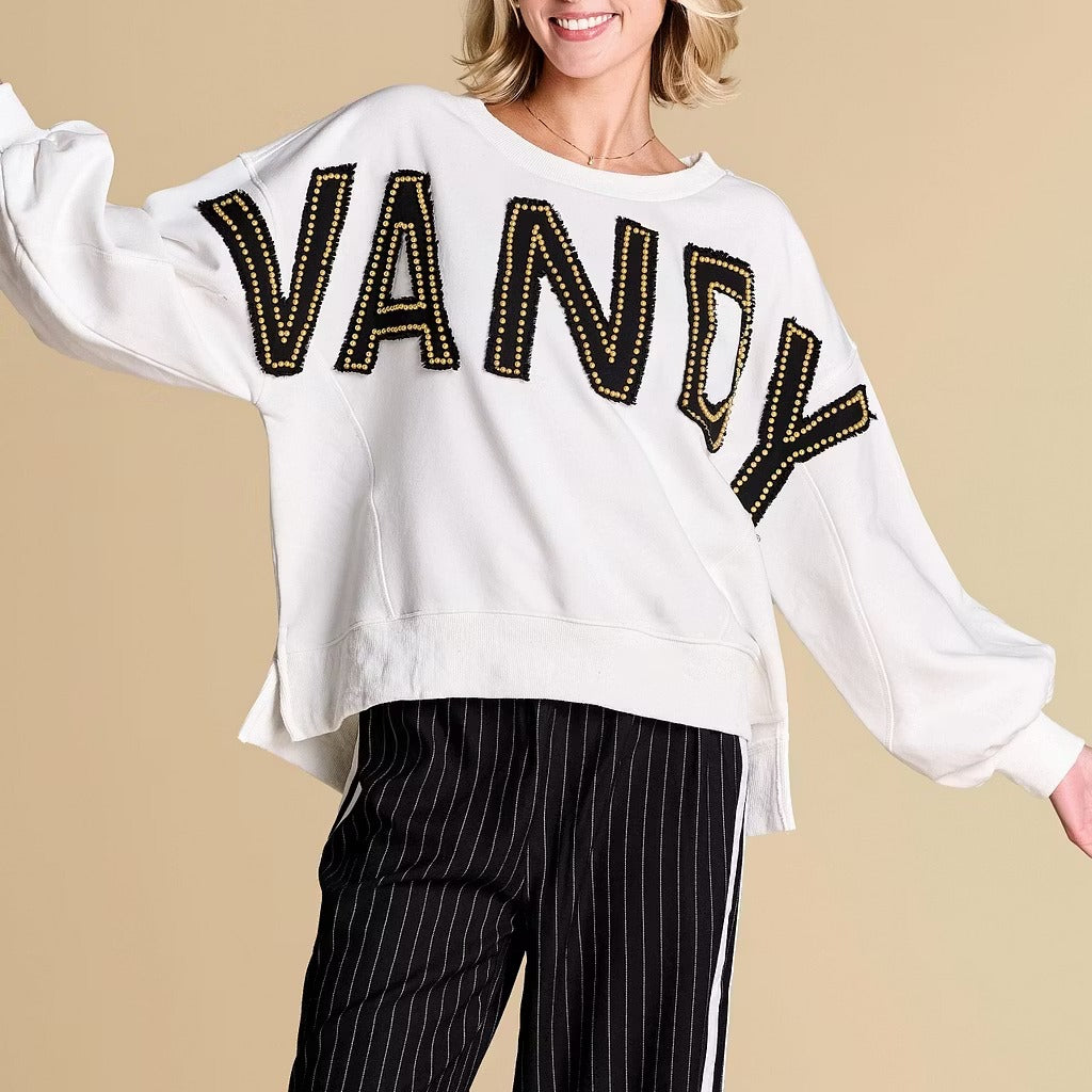 Custom All-Star Distressed Pullover | Vanderbilt Commodores Game Day Sweatshirt