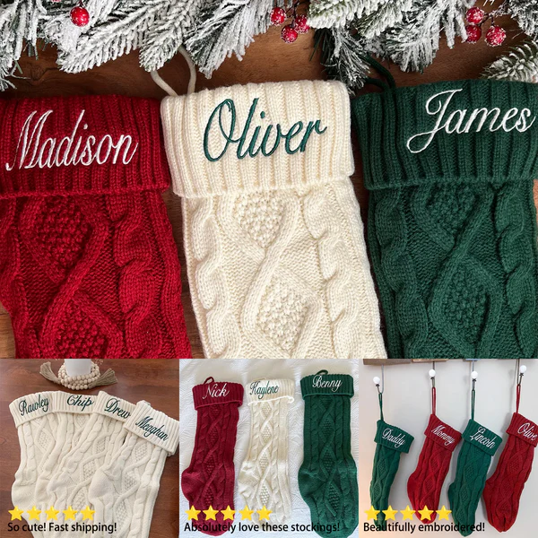 Personalized Embroidered Christmas Stocking