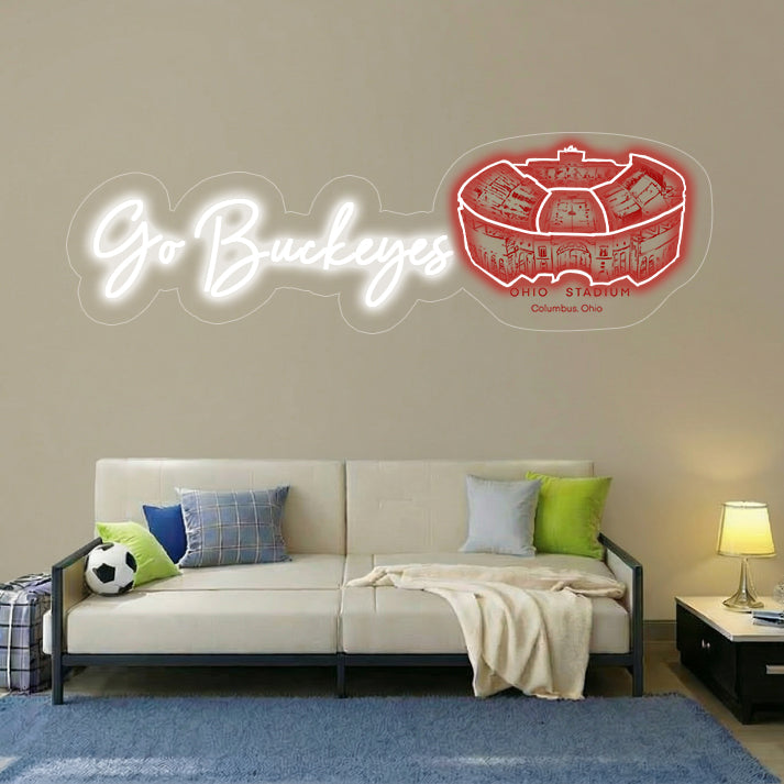 Ohio Stadium LED Neon Light | Game Day, Christmas for Sports Fans