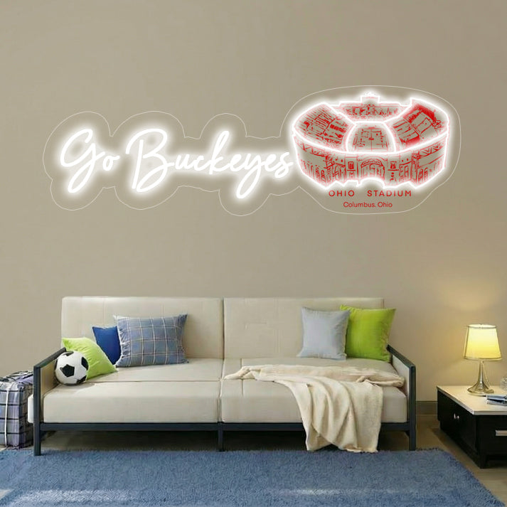 Ohio Stadium LED Neon Light | Game Day, Christmas for Sports Fans