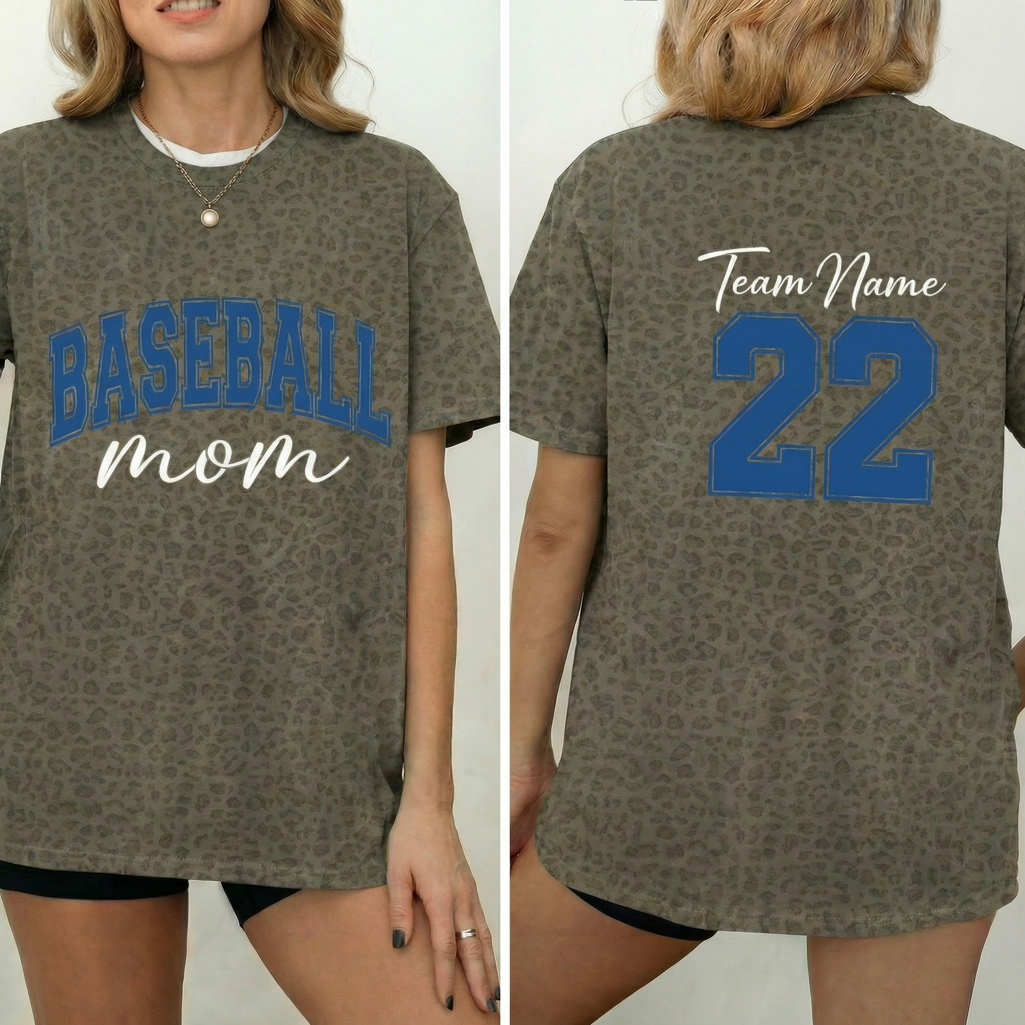 Custom Heat Transfer Print Baseball MAMA Sweatshirt Sports MAMA Sweatshirt – Vintage Style | Gifts for Sports Mom