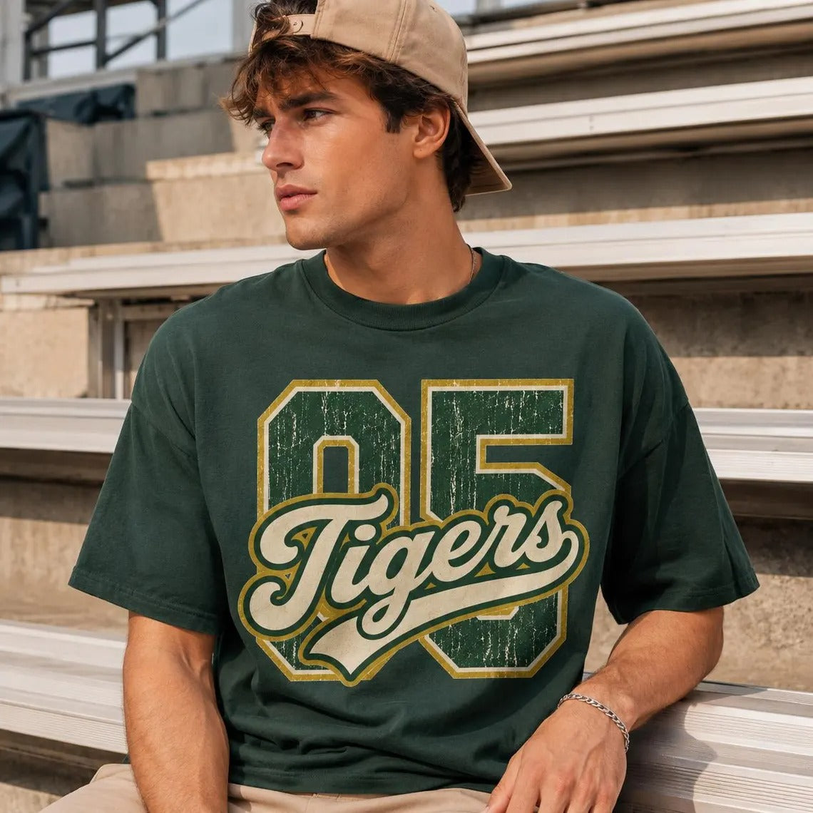 Custom Number & Mascot Tee – Personalized Team Name T-Shirt