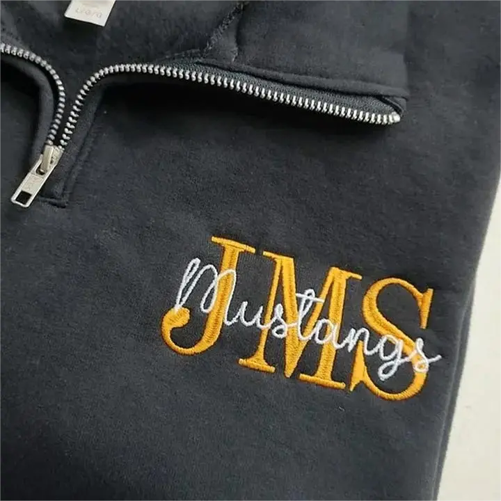 Custom School Quarter-Zip Sweatshirt Personalized Spirit Wear Team Apparel Alumni Gift