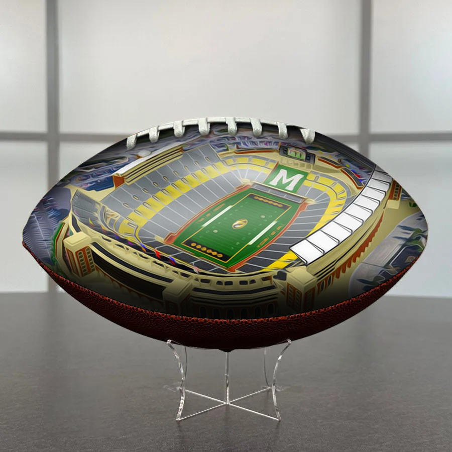 Faurot Field Stadium Football University Series | Custom Footballs for a College Football Fan