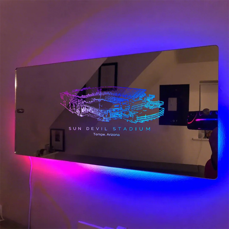 Sun Devil Stadium Mirror Light-Gifts For Sports Lovers