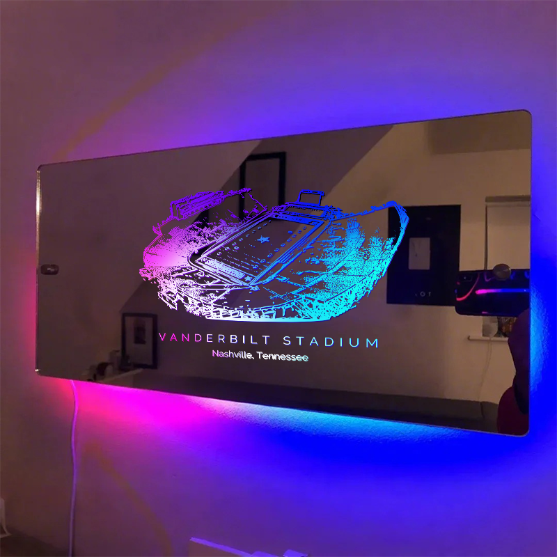 Vanderbilt Stadium Mirror Light-Gifts For Sports Lovers