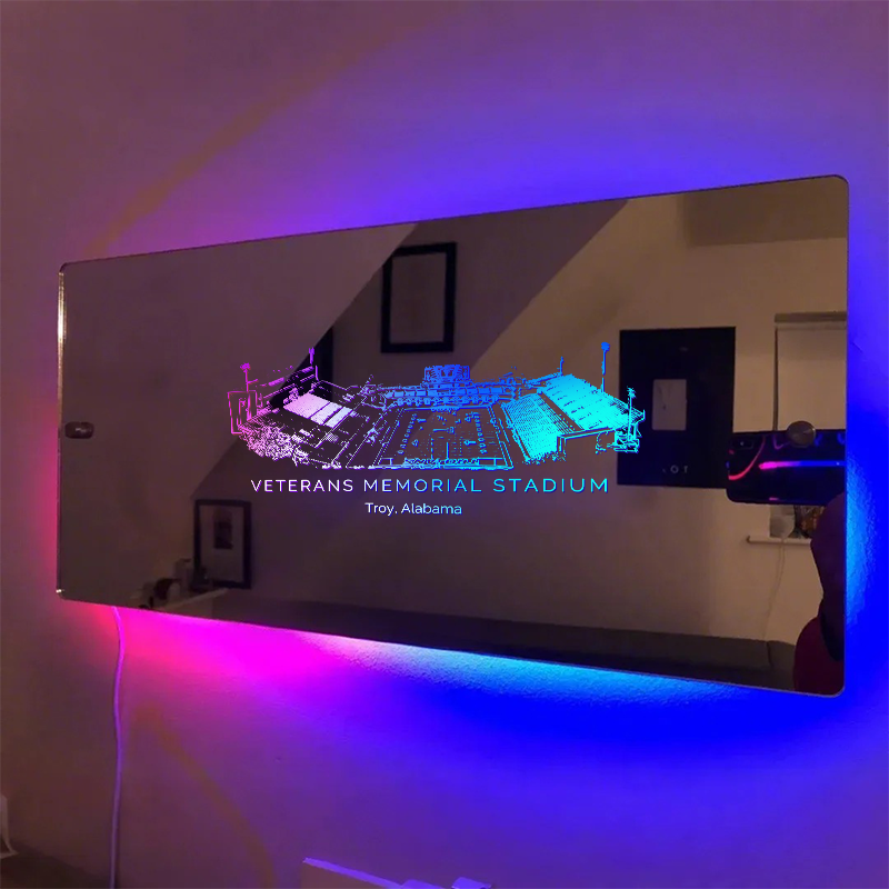 Veterans Memorial Stadium Mirror Light-Gifts For Sports Lovers