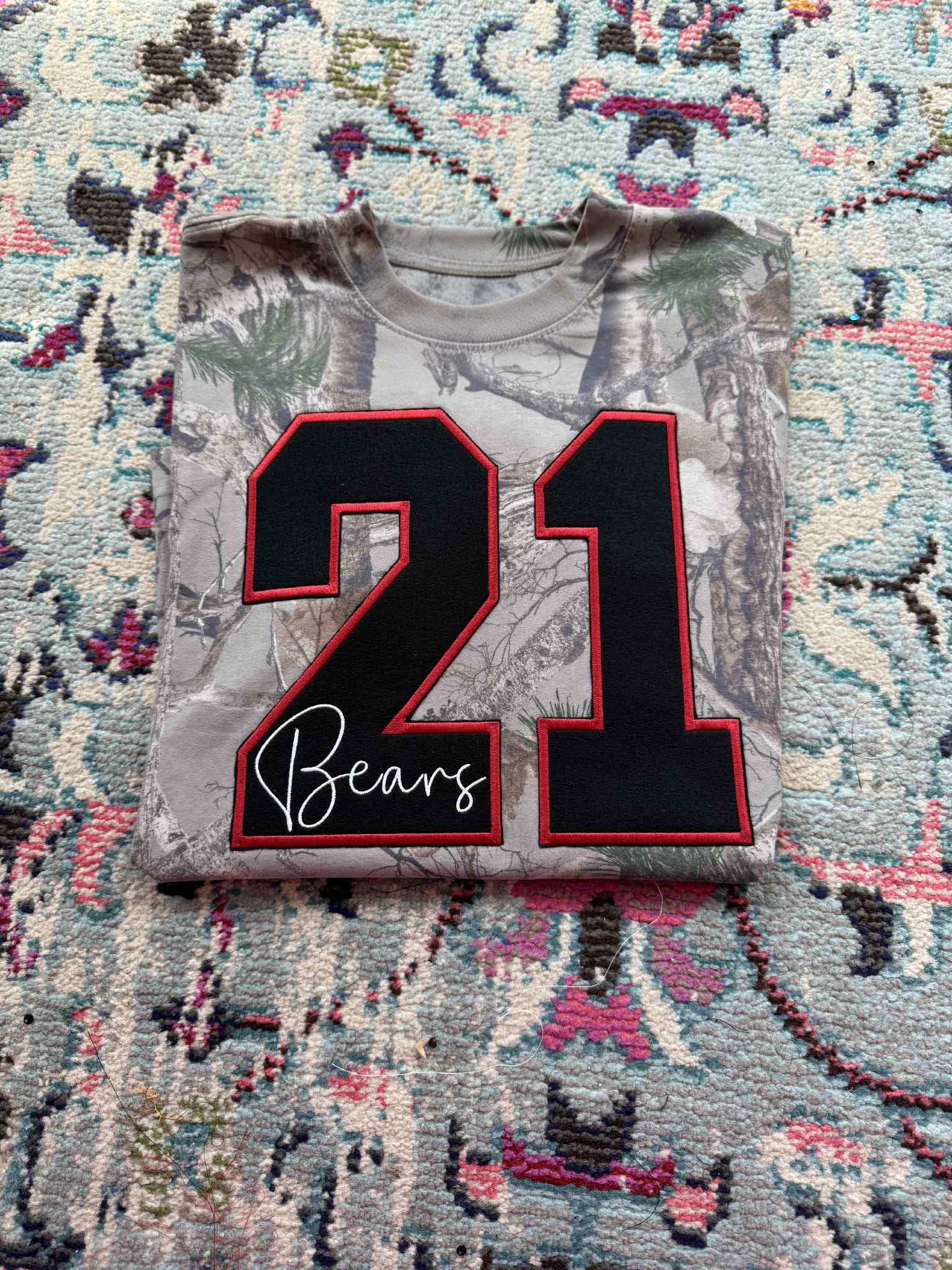 Custom Team Number Mascot Sweatshirt – Personalized Numbers  Sweatshirt | Gifts for Sports Mom