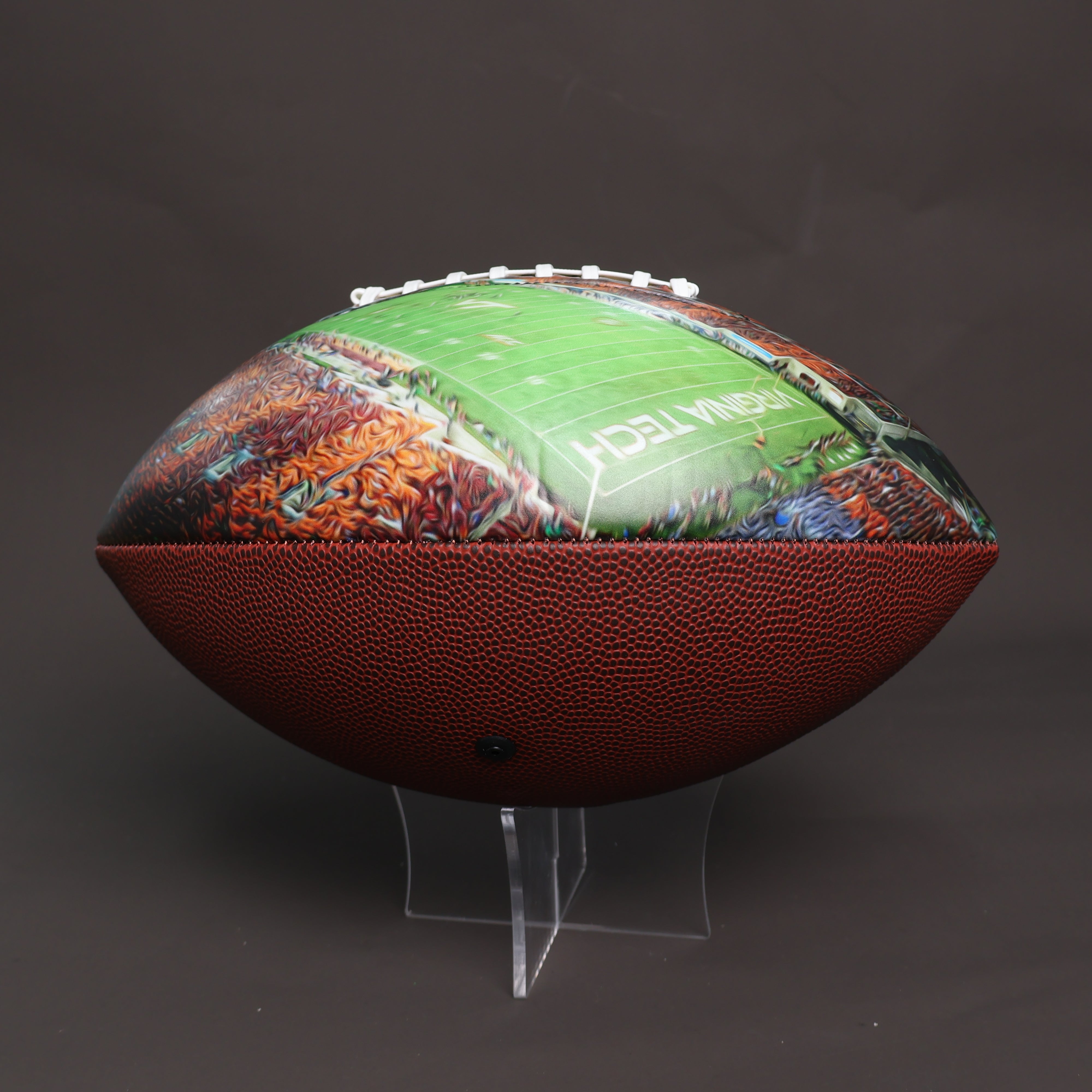 Lane Stadium Football University Series | Custom Footballs for a College Football Fan
