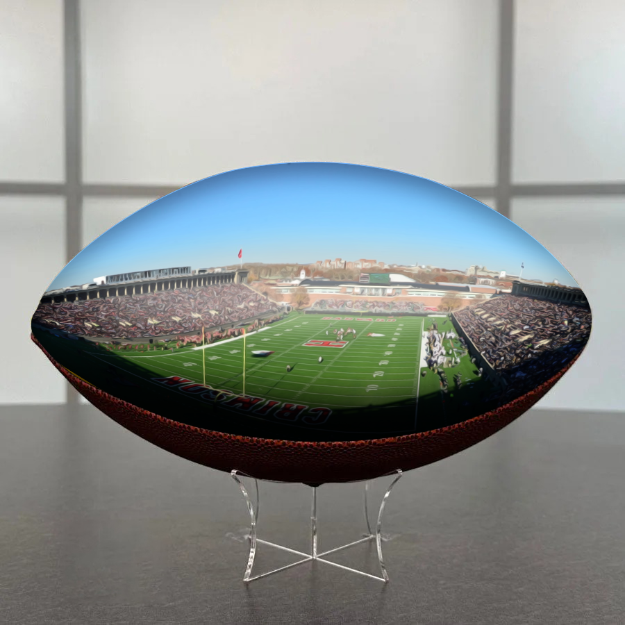 Harvard Stadium Football University Series | Custom Footballs for a College Football Fan