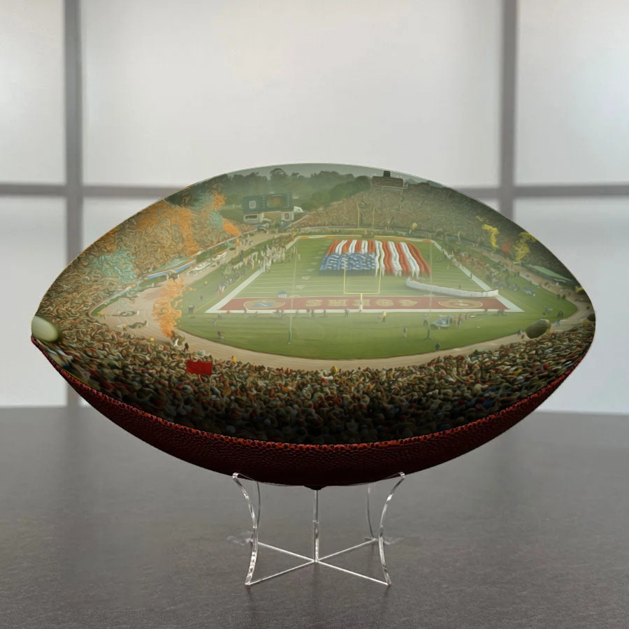 Stanford Stadium Football University Series | Custom Footballs for a College Football Fan