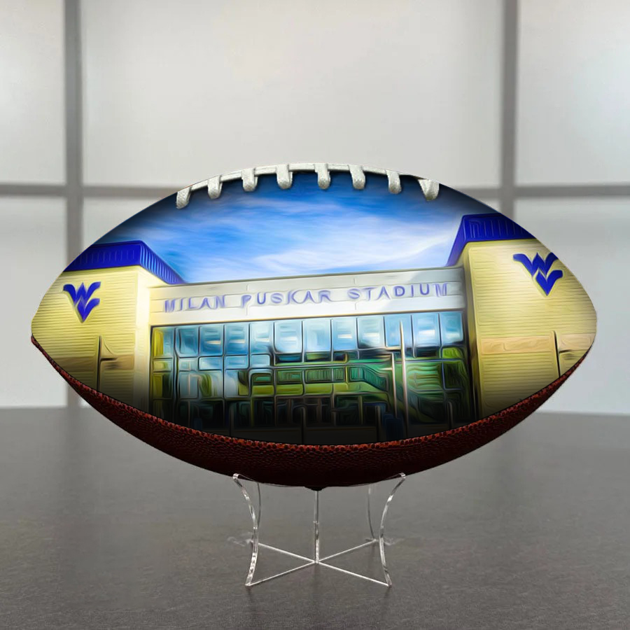 Milan Puskar Stadium University Series | Custom Footballs for a College Football Fan