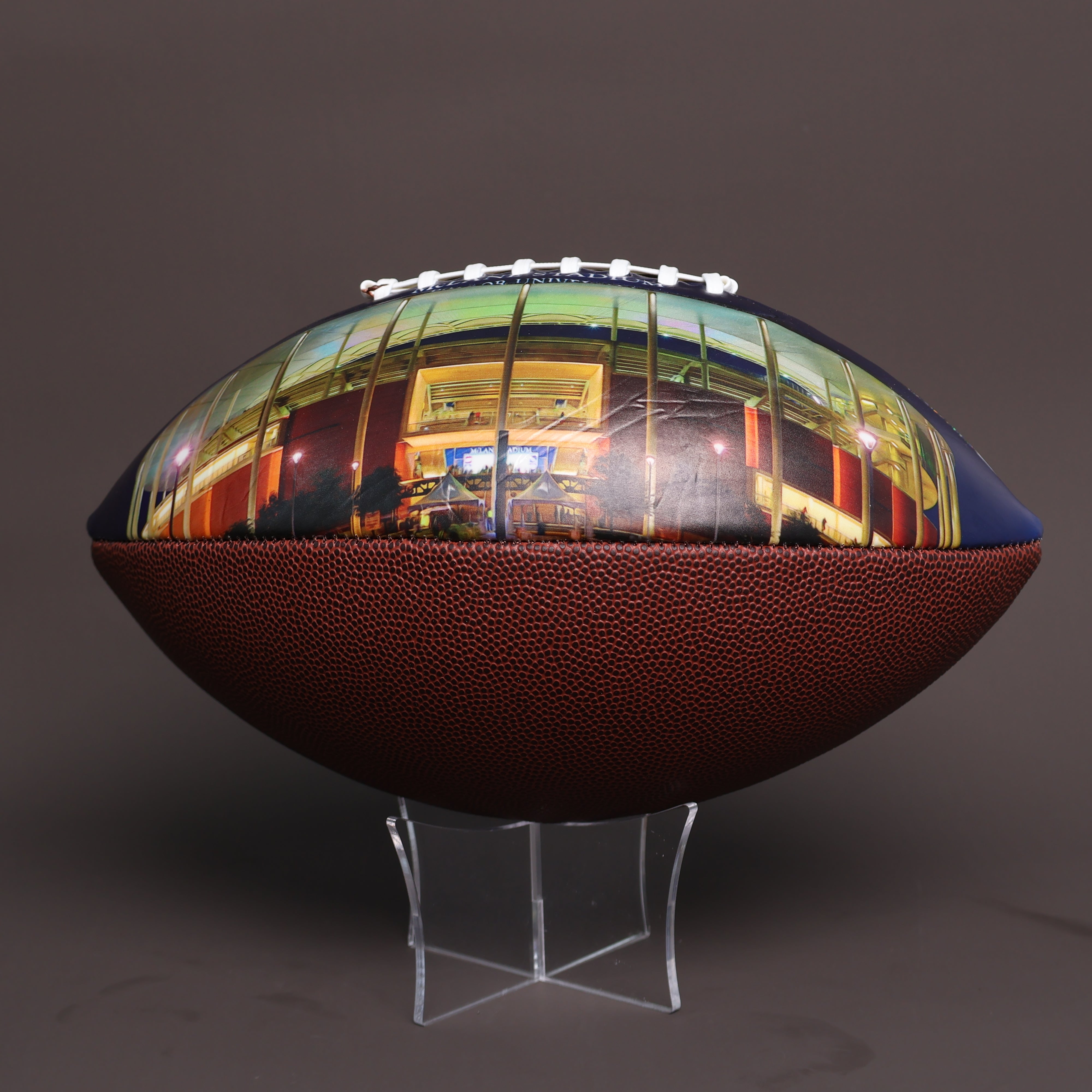 McLane Stadium Football University Series | Custom Footballs for a College Football Fan