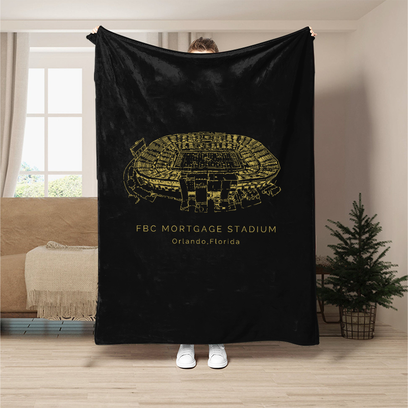 Custom Stadium Blanket FBC Mortgage Stadium- UCF Knights football,College Football Blanket