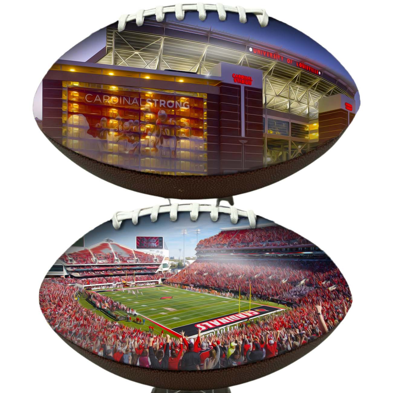 Cardinal Stadium University Series | Custom Footballs for a College Football Fan