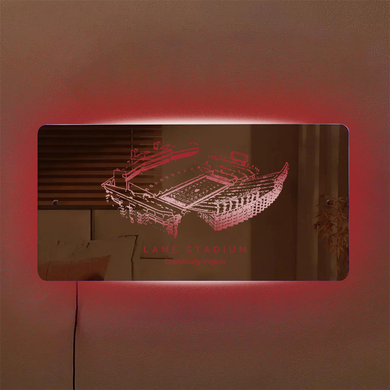 Lane Stadium Mirror Light-Gifts For Sports Lovers