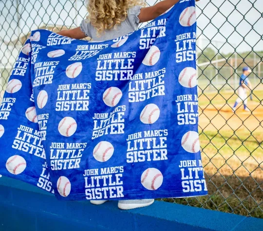 Personalized Team Spirit Bleacher Blanket - The Ultimate Sports Mom Essential | Gifts for Sports Mom