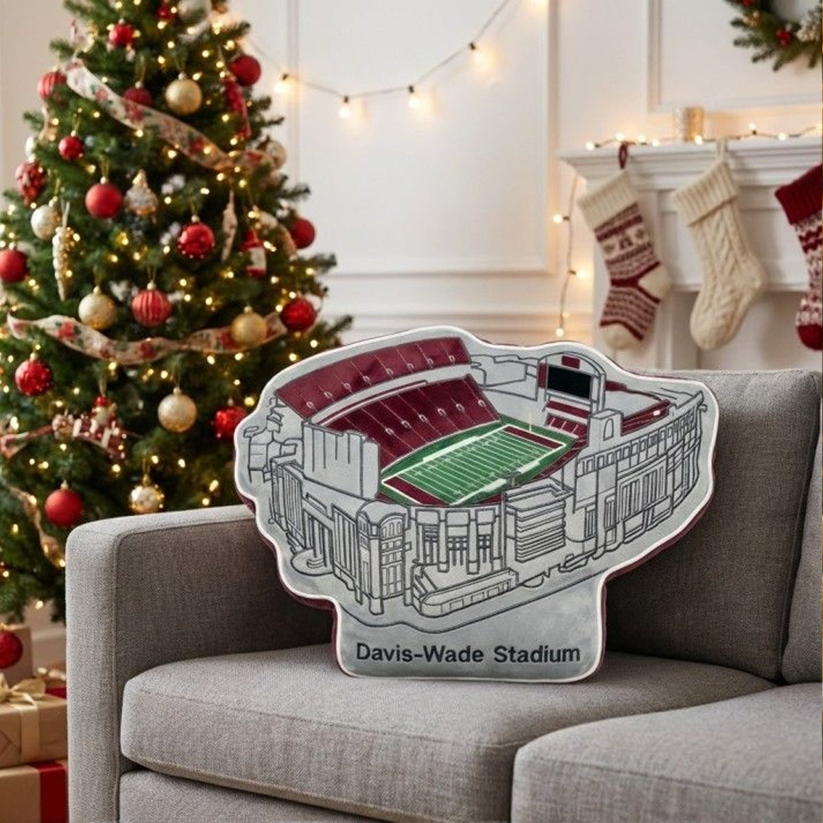 Davis-Wade Stadium Plush Pillow | Game Day, Christmas for Sports Fans
