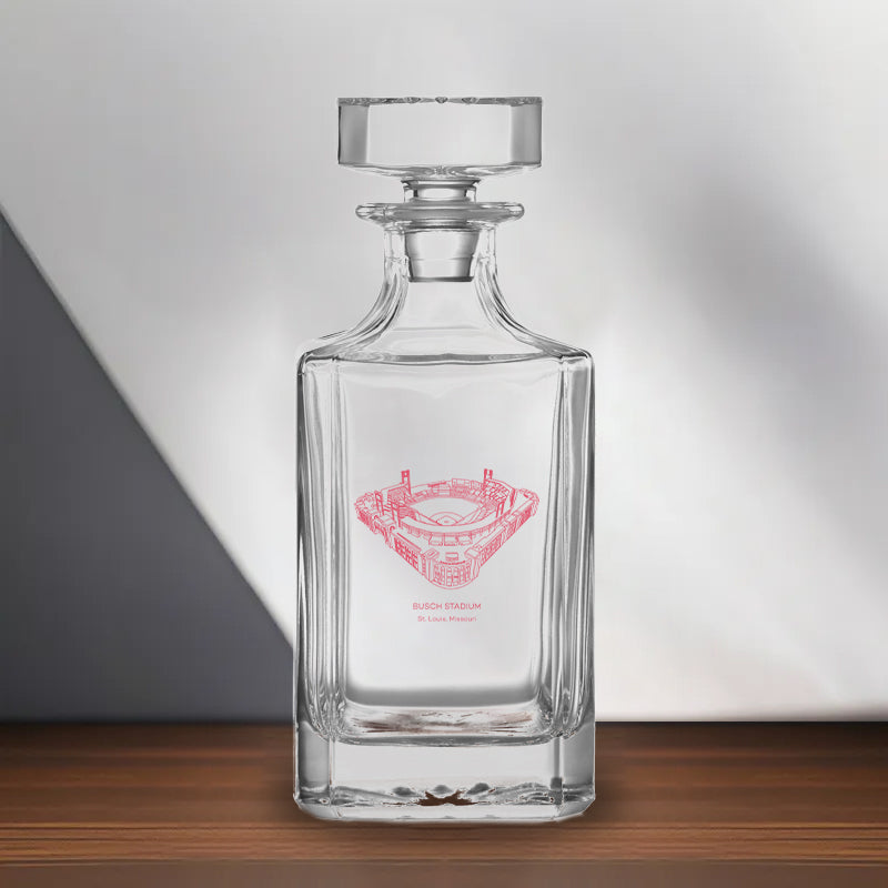 Busch Stadium Whiskey Bottle-Perfect Gifts for Baseball Fans