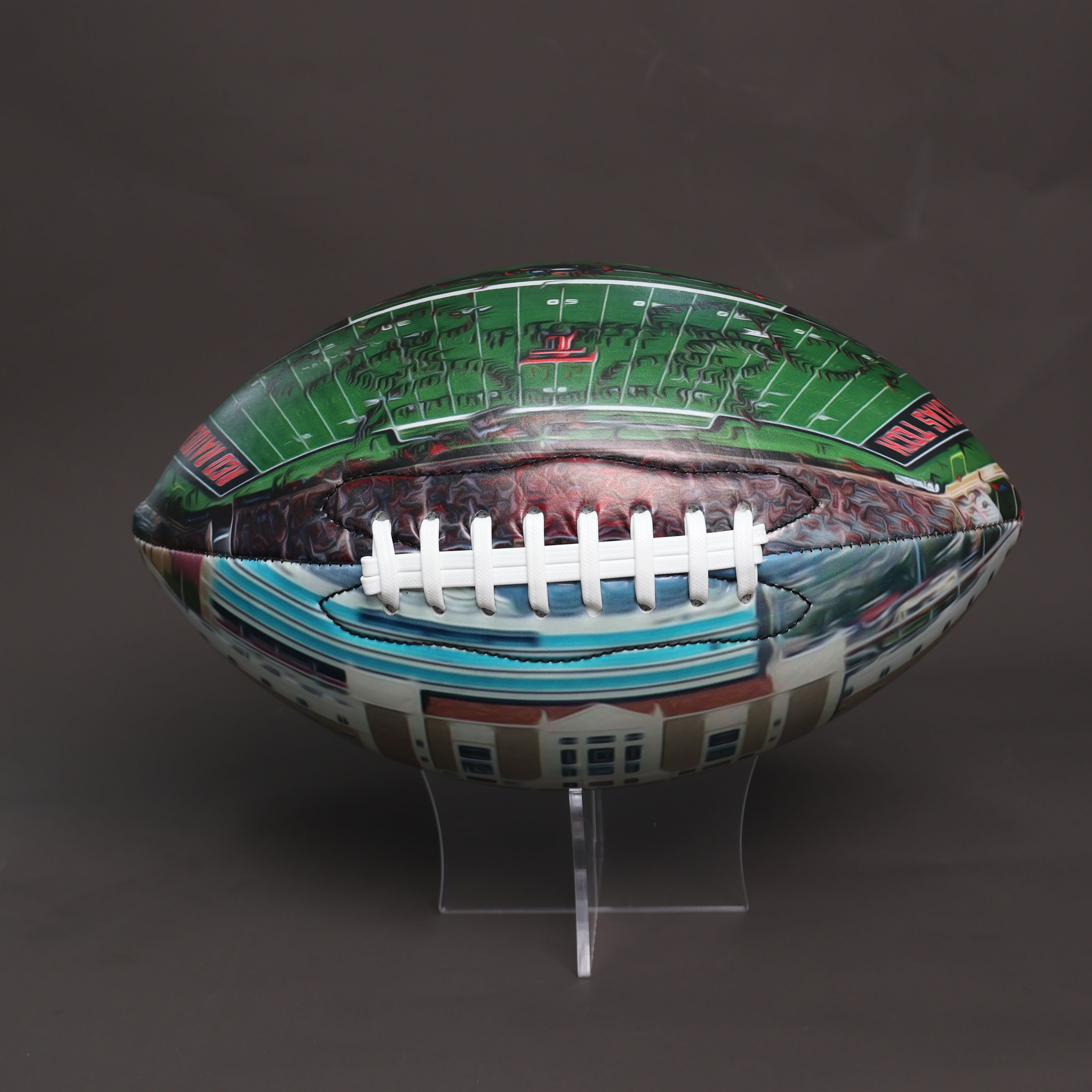 Jones AT&T Stadium and Cody Campbell Field Football University Series | Custom Footballs for a College Football Fan