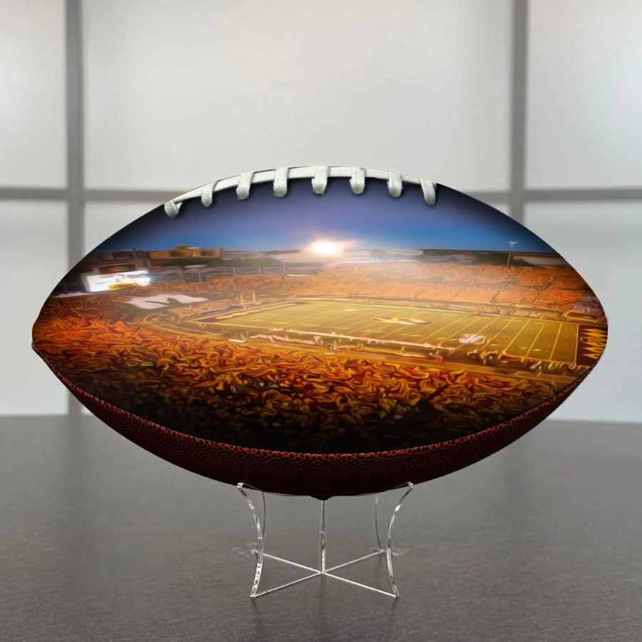 Faurot Field Stadium Football University Series | Custom Footballs for a College Football Fan