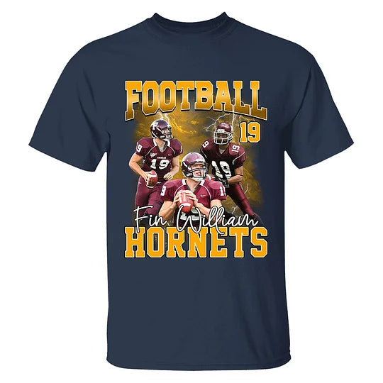 Game Day Football Personalized T-Shirt Custom Your Photo Gift For Football Player