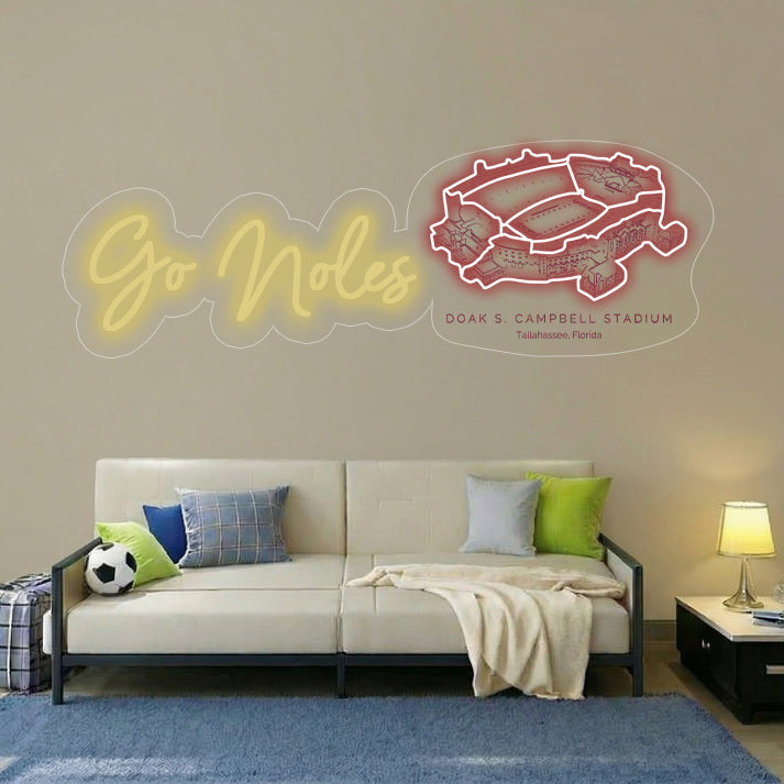Doak Campbell Stadium LED Neon Light | Game Day, Christmas for Sports Fans