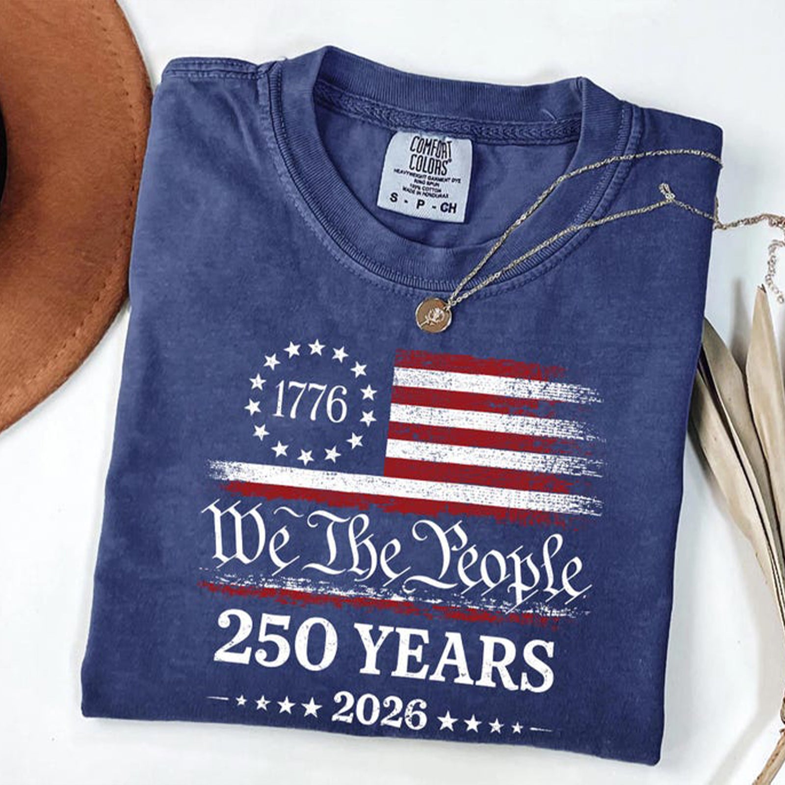 250th America Anniversary Shirt - We The People 1776-2026 Patriotic Tee | USA 250 Years Independence Day T-Shirt