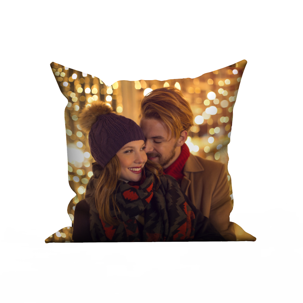 Custom Photo Throw Pillow Case - Together with you