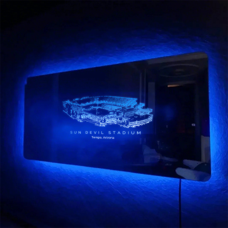 Sun Devil Stadium Mirror Light-Gifts For Sports Lovers