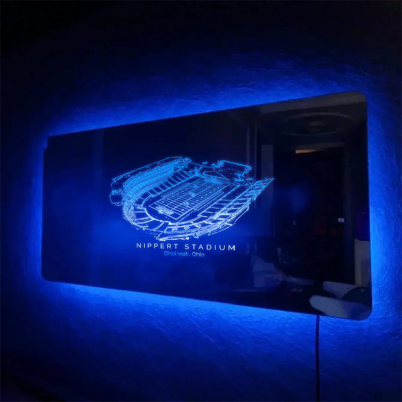 Nippert Stadium Mirror Light-Gifts For Sports Lovers
