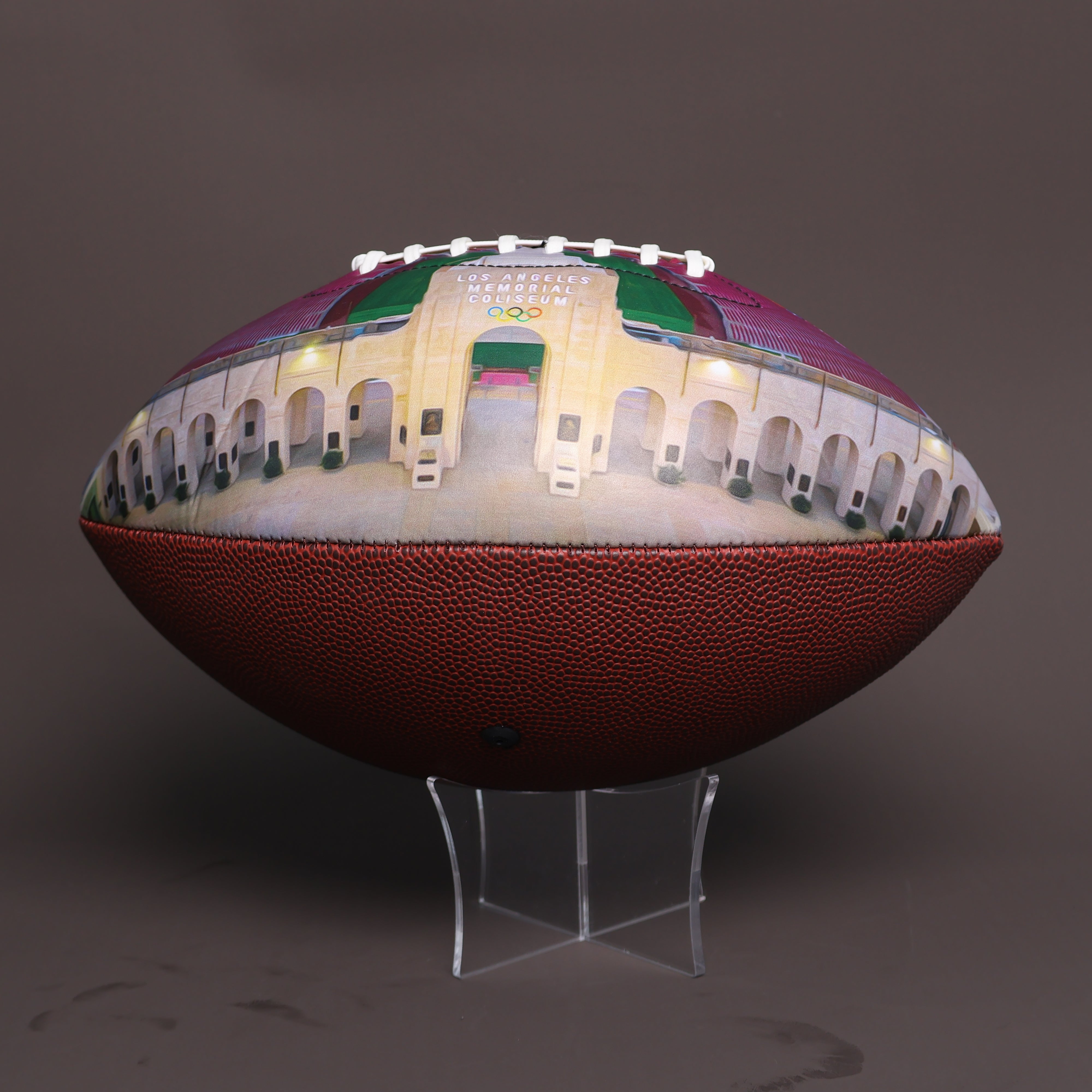 LA Memorial Coliseum Football University Series | Custom Footballs for a College Football Fan