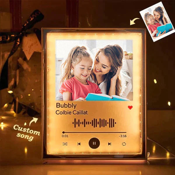 Gift for Mom Custom Music Night Light Mirror Music Gifts | Mother's Day Gift