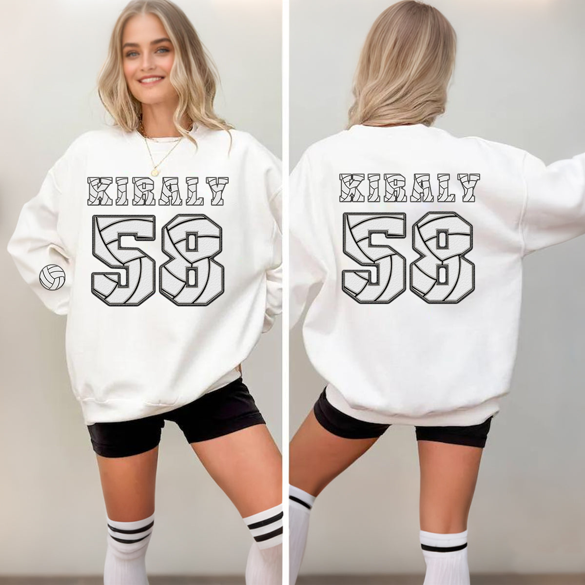 Personalized Volleyball Game Day Sweatshirt | Gifts for Sports Mom