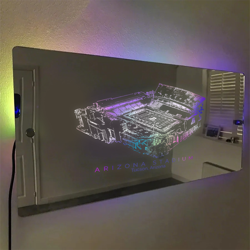Arizona Stadium Mirror Light-Gifts For Sports Lovers