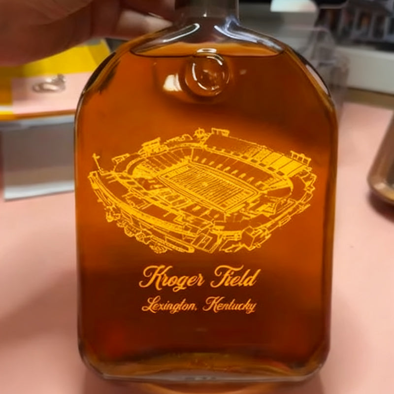 Custom Kroger Field Stadium Whiskey Bottles-Gifts For Sports Lovers