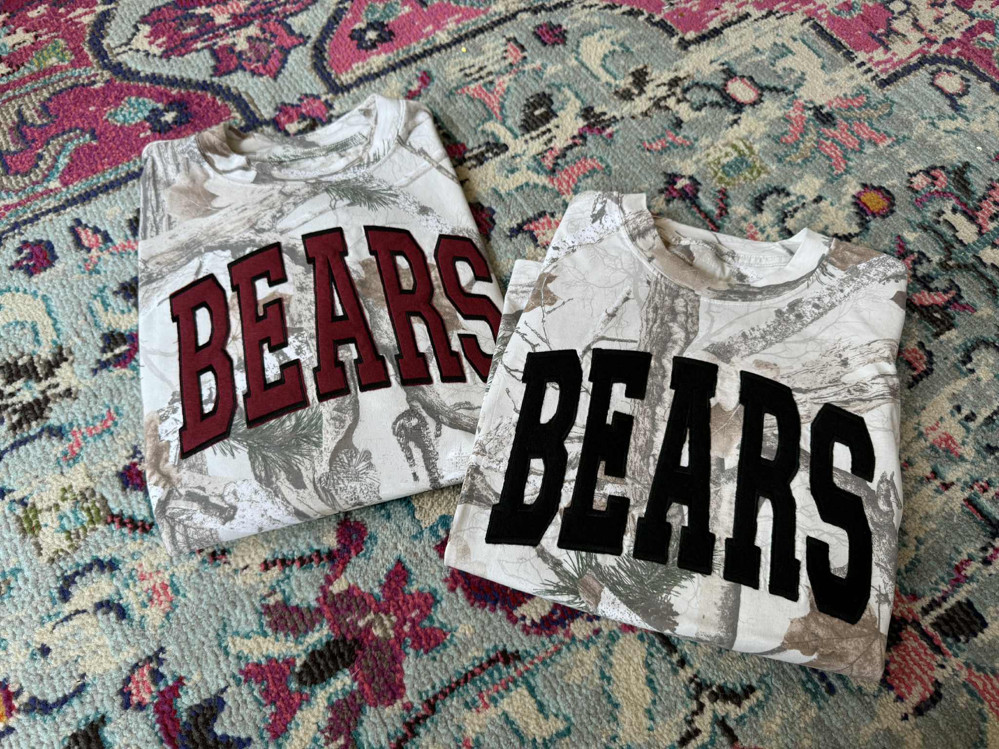 Custom Team Mascot Sweatshirt – Personalized Camo tee | Gifts for Sports Mom