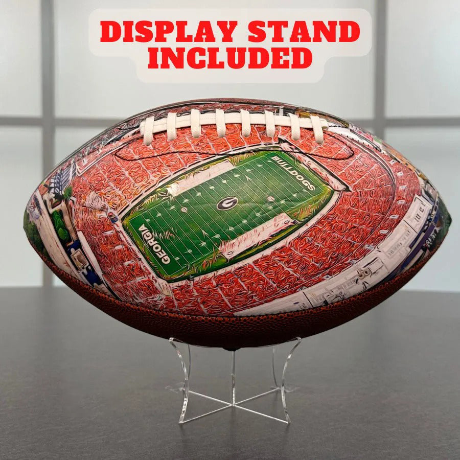 Sanford Stadium Football University Series | Custom Footballs for a College Football Fan