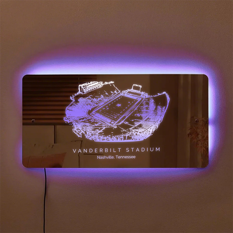 Vanderbilt Stadium Mirror Light-Gifts For Sports Lovers